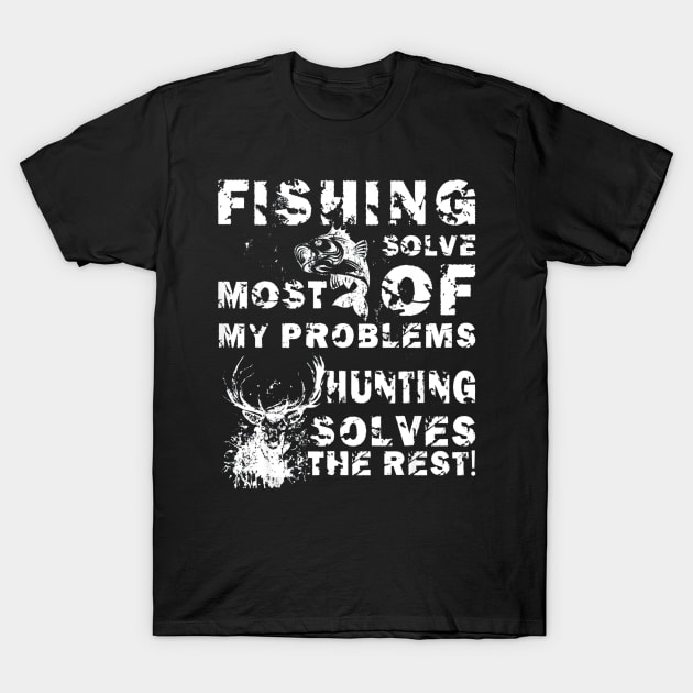 fishing hunting gift T-Shirt by Kiwistore